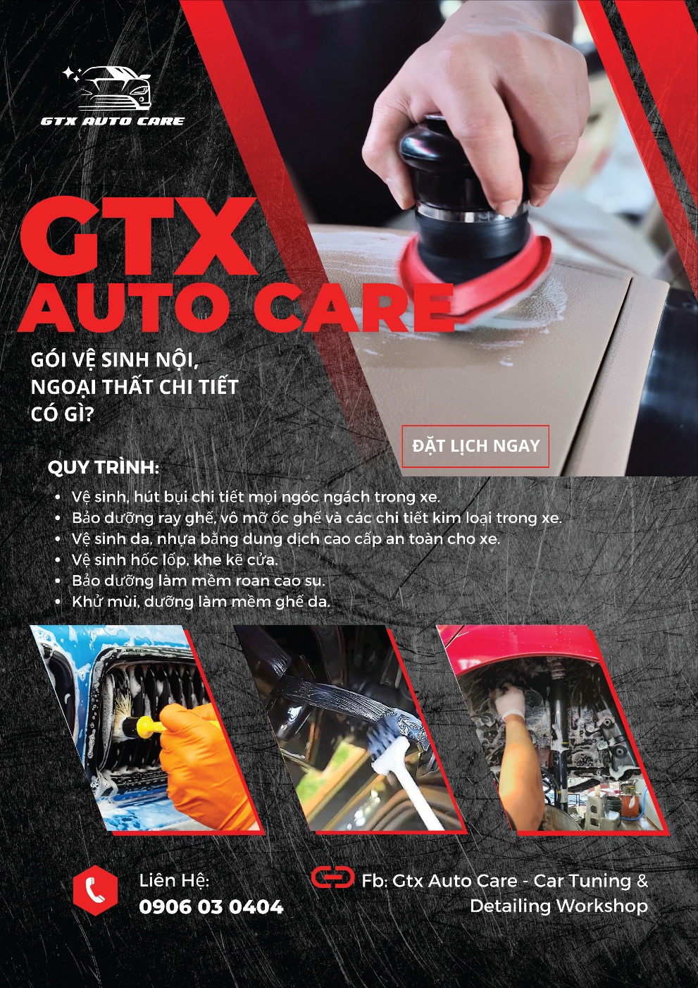 Quy trình chăm sóc xe